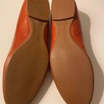 DKNY Donna Karan NY Gold Studded Pumpkin Rust Leather Italy Flats 8.5 NWOT Photo 4