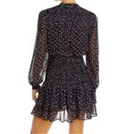 AQUA NWT | Ditsy Geo Smocked Mini Dress Photo 6