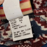 Vintage Sunbuster Womens‎ Fleece Pullover Sweater Medium Red Photo 4