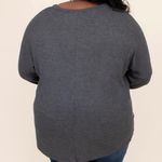 Chic Soul Gray Knot Top Photo 1