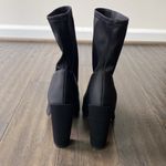 ASOS  Sock Boot Womens Sz 6 Black Stretch Heeled Pointed Toe Photo 3