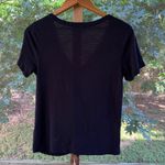 Stella & Dot  Women's Black Twist Front Top Size L Photo 1