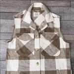 Ashley by 26 International  Checkered Outerwear Botton-Down Long vest/Shacket Photo 2