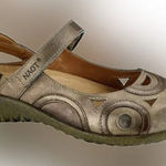 Naot Rongo Mary Jane Koru Brass Lthr/Pewter Lthr metallic women’s size 8 or 39 Gold Photo 0