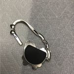 1PC Folding Hanging Bag Hook, Metal Frosted Butterfly Hook, Women’s Luggage Pink Photo 3