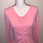 Forever 21 Twenty One bubblegum pink casual button Down cardigan sweater Photo 1