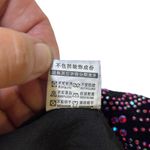 Black‎ Velvet Maxi Dress Pink Rhinestone Beaded Elegant Formal Long Sleeve M VTG Black Size M Photo 7