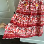 Farm Rio  Romantic Orchard Tiered Midi-Dress | Size Small Photo 4