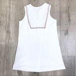 Freeway Apparel Freeway Aztecs design embroidered top beach dress boho short small w/ tassel Photo 1