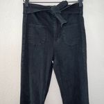 Urban Outfitters BDG Black Tie Waist High Rise Flare Leg Pants Photo 2