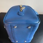 MCM Mini-Boston Top Handle Bag - Blue - Preowned Photo 5