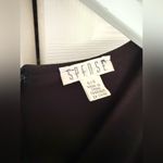 Spense Women's Ruffle Short Sleeve Black Belted Jumpsuit Size 4 Photo 3