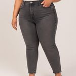 Abercrombie & Fitch  NWT The Ankle Straight Jeans Women’s Size 34 Short Black Photo 0