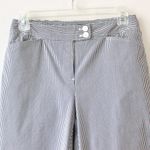 Jones New York  Signature Cotton Black White Stripe Stretch Dress Casual Pants 4P Photo 1