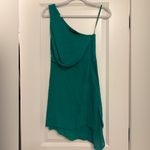 BCBG MaxAzria Somara Green One Shoulder Dress Photo 3