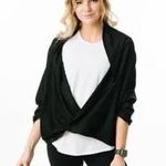 Zyia Black Classic Infinity Scarf Convertible Wrap Shawl Shrug Cowl Gaiter New Photo 0