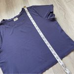 Wilfred Free Aritzia Ribbed Crop Top Tee Shirt Purple (2XL) Photo 1