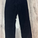 Everlane Black Corduroy High Rise Straight Leg Pants Women Size 29 Photo 0