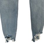 American Eagle  SZ 2 SHORT Jegging Jeans Hi-Rise Distressed Stretch Frayed Hems Photo 5
