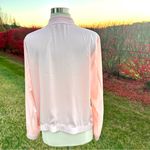 Juicy Couture Women’s Full Zip Lightweight Bomber Jacket Size Large Pink / Peach Photo 8