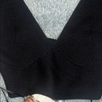 Sweater Crop Top Black Size M Photo 1