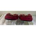 Nine West  Women's Crimson Suede Nariya Mules Size 8M Photo 4