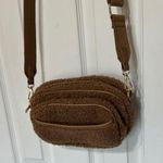 Laundry by Shelli Segal Brown Crossbody Bag Plush Teddy Bear 🧸 Texture Photo 5