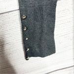 JM Collection Solid Gray Open Front Cardigan Sweater Women’s Size Medium Photo 5