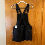Wallflower Women Juniors Romper Black Denim Stretch Jean Overalls Bibs NWT Large Size undefined Photo 9