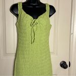Free People Beach Eleni Bodycon Maxi Lime Green Celery Juice Dress M NWOT $175 Photo 2