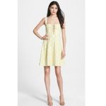 Diane Von Furstenberg  Women's‎ Luxe Lace Up Henna Diamonds Dress Yellow Size 6 Photo 16