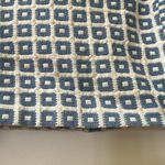 Heritage 1981  | Geometric Crop Jacket Large Squares Blue White Photo 3