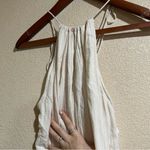 Tori Praver NEW  Athena cotton metallic striped lightweight jumpsuit Photo 2