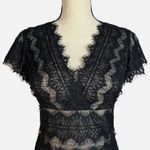 JS Collections JS Collection black lace & satin Cocktail Formal Holiday Wedding Guest  Dress 10 Photo 3