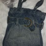 Arizona Jeans Arizona Jean Denim Boho Bucket Bag Sz M Photo 0