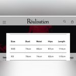 Realisation Par  Selma Euphoria Noir 100% Silk Maxi Dress Size XS Photo 7