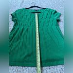 cha cha vente  Women’s Green Blouse Top Size Petite Small Photo 5