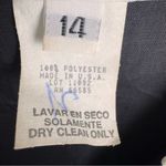 1990s VTG Dani Max Black &‎ White Polka Dot Rockabilly Maxi Dress w Ruffle Sz 14 Photo 8