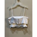 Antonio Melani x The Nat Note White Silvie Scallop Top Sz 12 NWT $129 Photo 2
