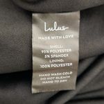 Lulus  Black Evening Gown with Criss Cross Halter Neckline NWT Size XL Photo 7