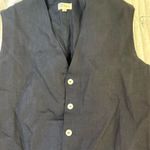 Linen vest Black Size XS Photo 2