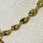 Gold Heart Pendant Mixed Chain Necklace Choker Photo 5