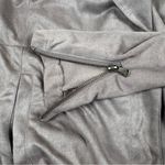 Mystree NWT Faux Suede Soft Moto Jacket Women’s Size Small Neutral Brown Photo 14