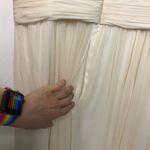 Marchesa Notte Silk Dress Embellished Beaded Neck bridal engagement wedding Size 10 Photo 9