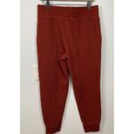 Lands' End  Womens M Rust Red Thermal Waffle Knit PJ Joggers Cozy Lounge Comfort Photo 1