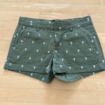Blue Rain Cactus Print Shorts Photo 0