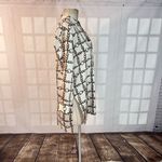 ZARA white long sleeve chain print blouse size XS Photo 4