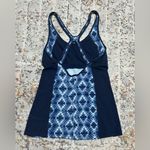 Patagonia  razor back tank top with Bra size Small blue organic cotton Photo 1