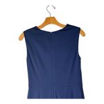Kay Unger Dress Women 2 Navy Blue Sleeveless Sheath Career Cocktail Party Luxury Photo 6
