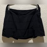 Lululemon  Pace Rival Skirt 4-way Stretch 15” Black Skort Size 12 Tall Photo 6